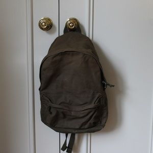 Muji Side Pocket Backpack Army Green